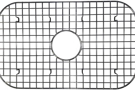 Kitchen Sink Protector, Stainless Steel Grid Design: 23”W X 14-3/8”L Extra Large Sink Rack - Handy In-Sink Dish Drying Rack - Fits Farmhouse Sink, Large and Extra-Large Sinks