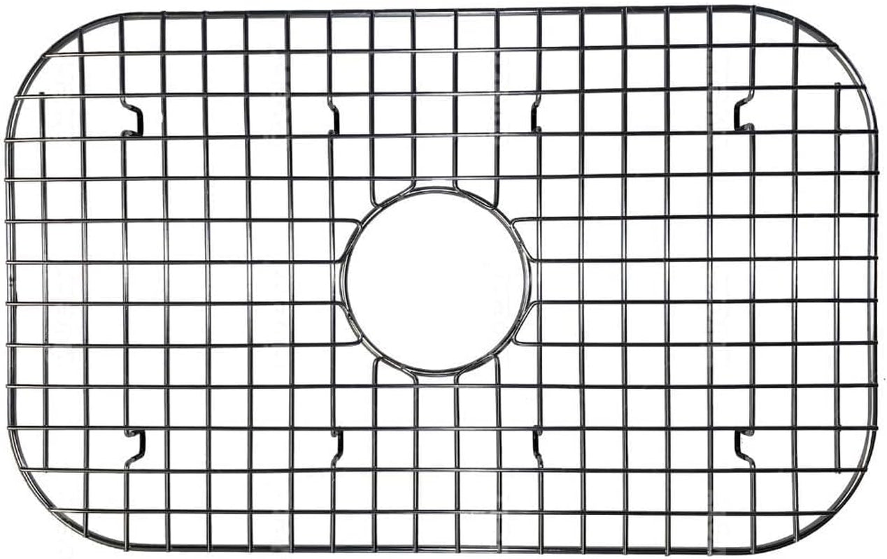 Kitchen Sink Protector, Stainless Steel Grid Design: 23”W X 14-3/8”L Extra Large Sink Rack - Handy In-Sink Dish Drying Rack - Fits Farmhouse Sink, Large and Extra-Large Sinks