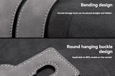 Luxury Suede Double Hook Organizer – Premium Rear Seat Backrest Hook for Changan CS Series & Eado