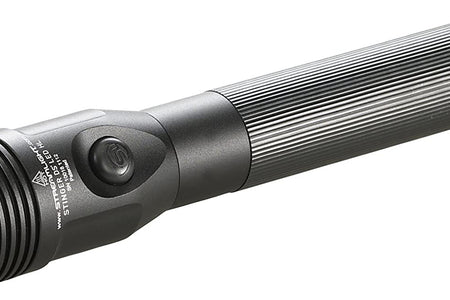 Streamlight 75458 Stinger DS LED HL 800-Lumen Rechargeable Dual Switch Flashlight with 120-Volt Ac/12-Volt DC Smart Charge Piggyback Charger (Nimh), Black