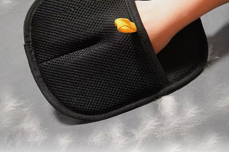 Double Pet Electrostatic Hair Removal Gloves Cat Hair Removal Brush Adhesive Gloves Cat Hair Comb Washing Hair Removal Grooming