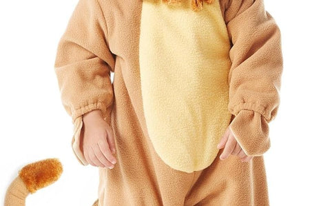 Halloween Lion Costume Toddler with Toy Zebra, Kids Lion Costume for Baby Halloween Dress up Party